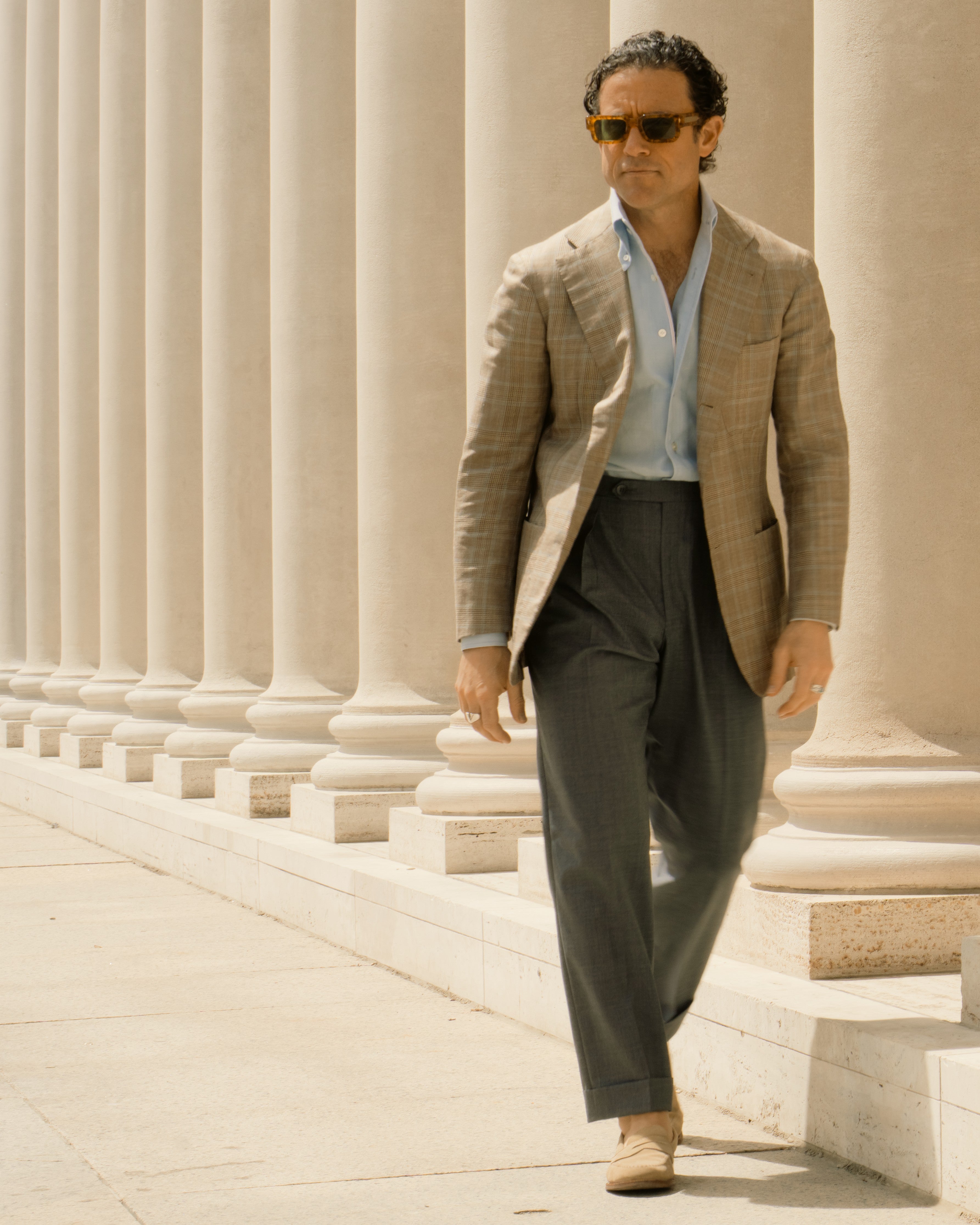 New York wool trousers